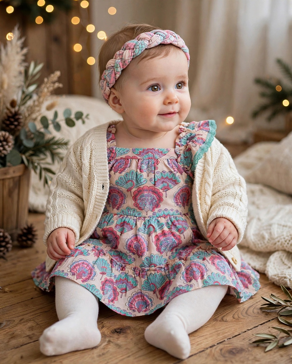 winter girl dress party
