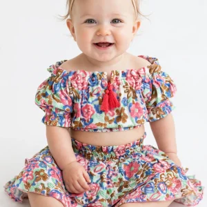 baby set top and skirt summer